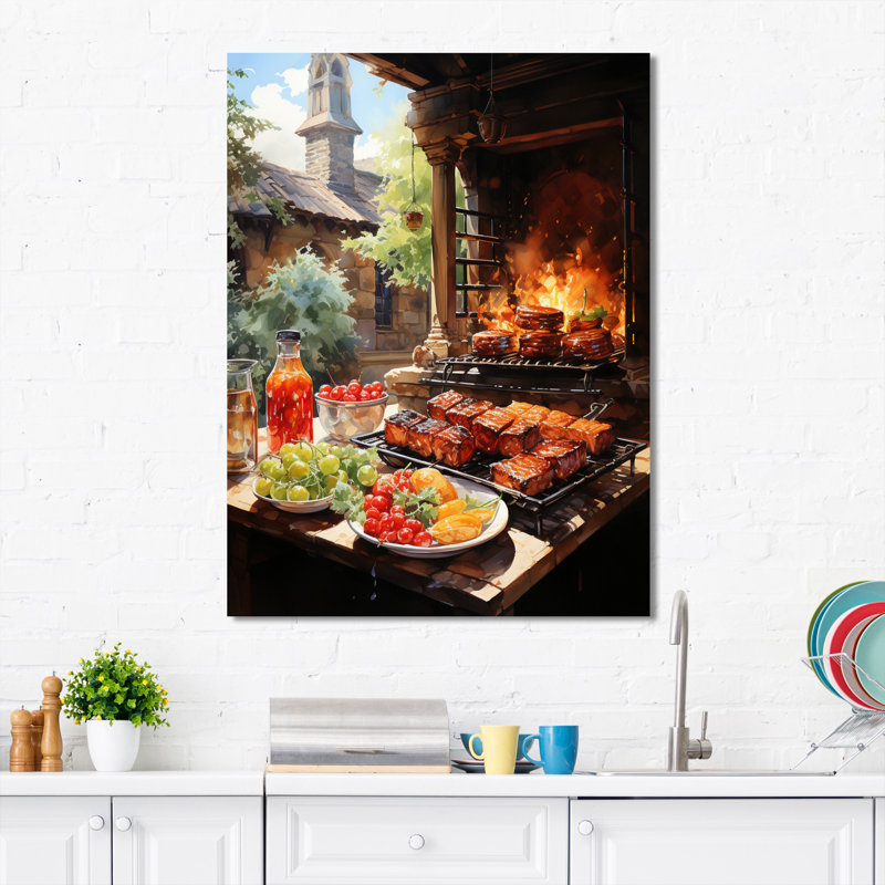 Barbecue Chesterstole, H 40 po x l 30 po x P 1,5 po, Toile tendue
