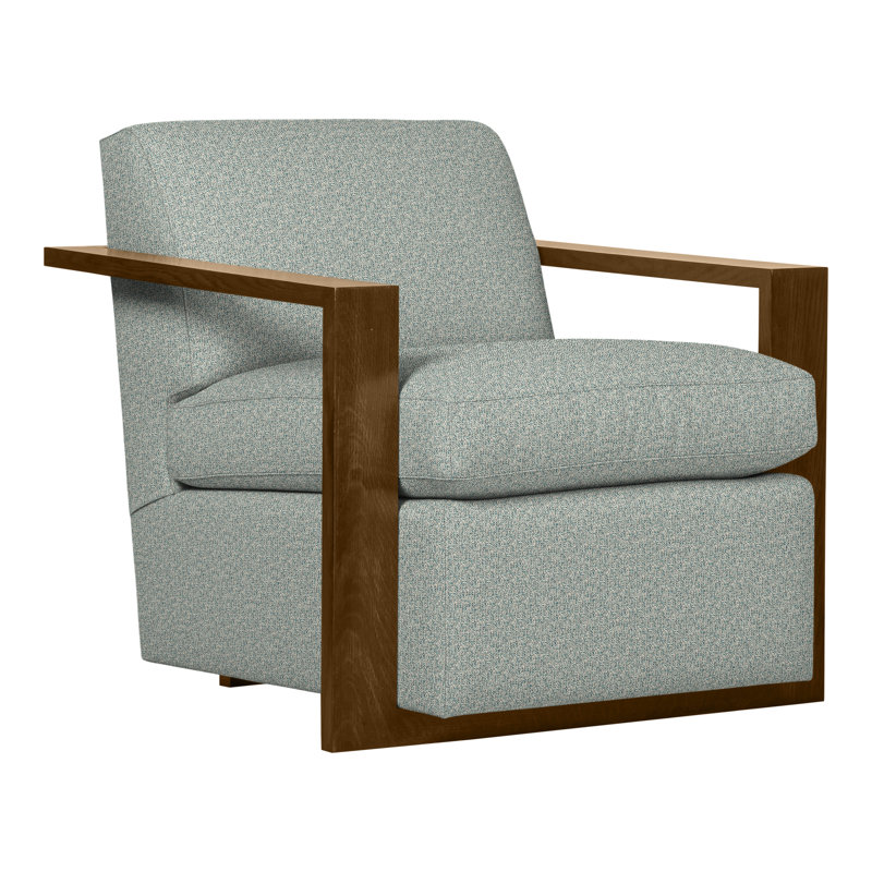 Thom Filicia Home 32" Wide Upholstered Armchair, Wrenn, Tuck Water