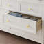 Commode moderne 7 tiroirs avec poignées dorées Dezmand Porter-352075806
