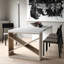 78.74" White Rectangular Solid Wood Dining Table-110359096