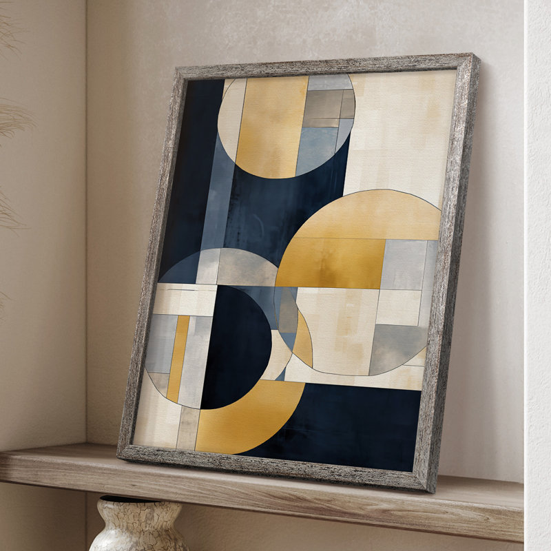 ABSTRACT Series DLX III, reproduction encadrée - bois massif, H 11 po x l 9 po