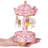 Carousel Music Box, 7.8" Rotate Christmas Music Box For Home Room Decor-1975795704