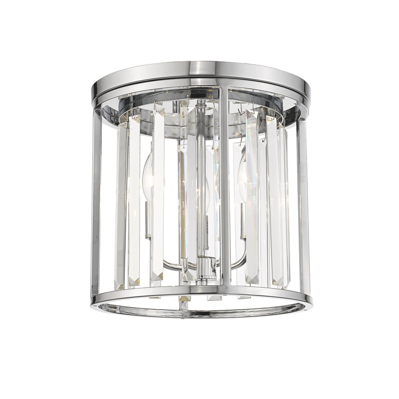 Cavanaugh Crystal Flush Mount, 12" H x 12" W x 12" D