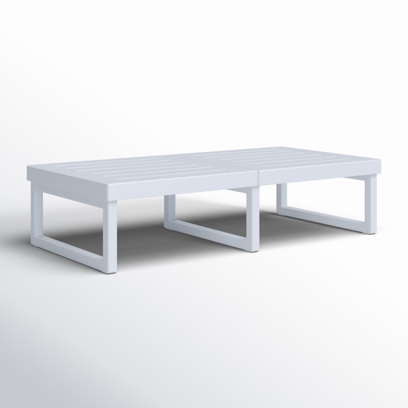 Table basse Lane, Gris argenté
