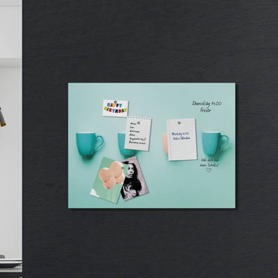 Magnetic Glass Photo Memo Board