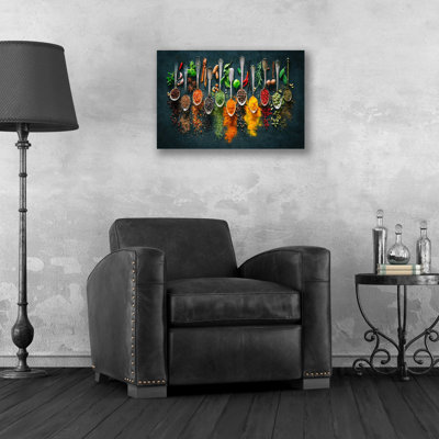 «Colorful Spices», art mural en verre acrylique