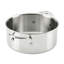 Probond® Luxe 4-quart Polished Professional Clad Stainless Steel Soup Pot With Lid