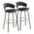 Loehr 30" Fixed-Height Metal Bar Stools with Round Footrest-100480874-129937257-129937258