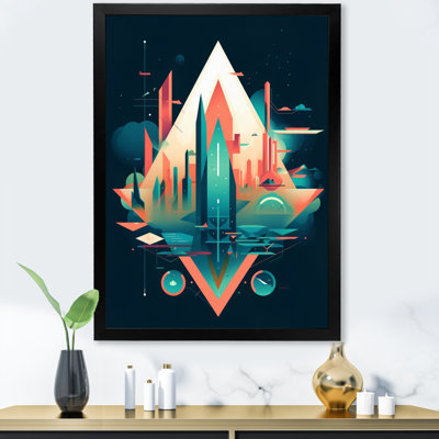 Mid Century Minimalistic Approche I, reproduction d'art sur toile