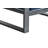 Tommy Hilfiger Monterey Outdoor Easy Assembly Metal Frame Arm Chair, Navy Blue & Dark Gray