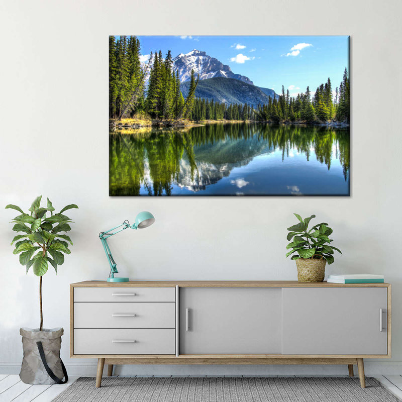 Parc national de Banff, reproduction sur toile, H 32 po x l 48 po x P 1,25 po