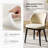Kanalu Modern Dining Chair Set with Solid Wood Legs-1109626416-1109626417