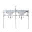 Empire Stone Oval Console Bathroom Sink with Faucet and Overflow-2031657472