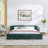 Upholstered Bed Frame with Thick Fabric-901659411