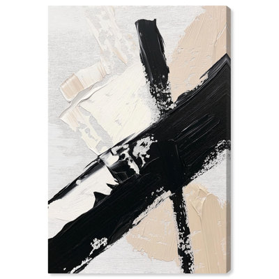 Art Remedy, impression sur toile noir et blanc, impact II