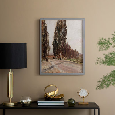 «Vintage Landscape CCL», reproduction encadrée - bois massif