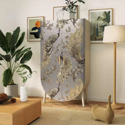 Armoire de rangement moderne à double porte