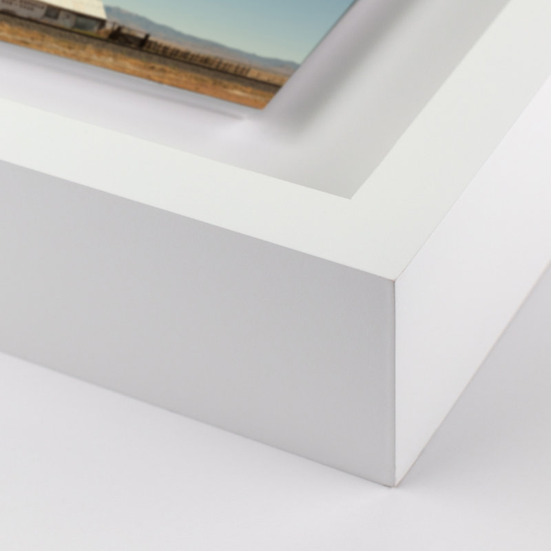 Ranch, Marfa Print by Riley Ryan-Wood, 18" H x 24" W x 1.5" D, White