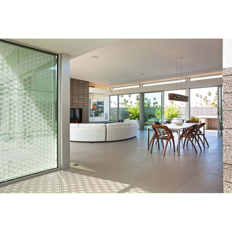 Aeris Linear LED Pendant - 2700K, Brushed Aluminum, Walnut, 7.5" H x 54" W x 5" D