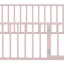 Structure de lit en métal avec clôture et porte-261901842-255564749