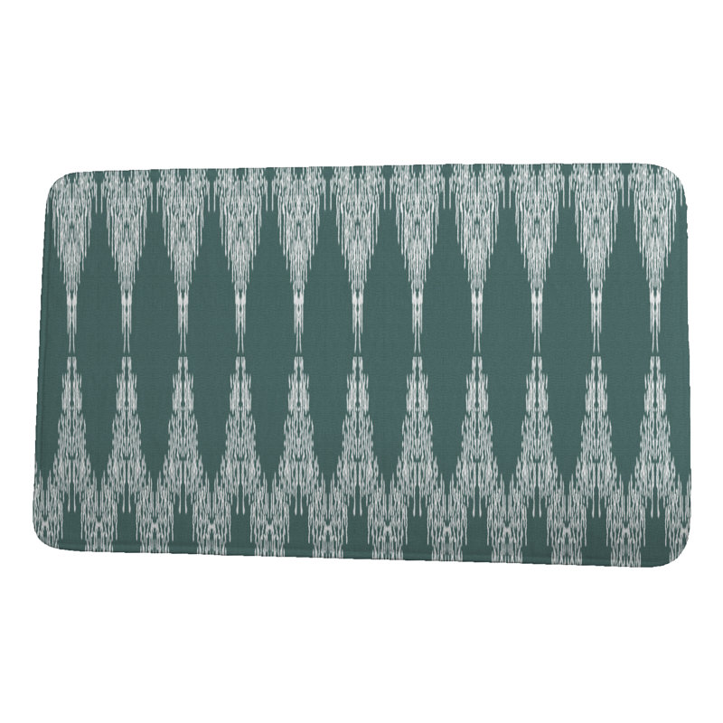 Tapis pour salle de bain Gainesville, l 24 po x L 36 po, Vert