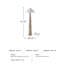 Lampe sur pied Gasparleigh