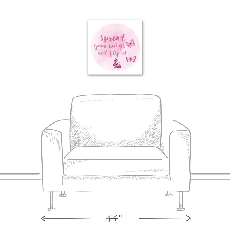 Art sur toile spread your ailes Uhler, H 16 po x l 16 po x P 1,25 po