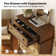 Advith 50'' H Traditional 5 - Drawer Dresser with Hidden Drawer and Separate Storage