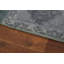 Tapis unique en coton gris anthracite et gris 7 pi 11 po x 4 pi 11 po