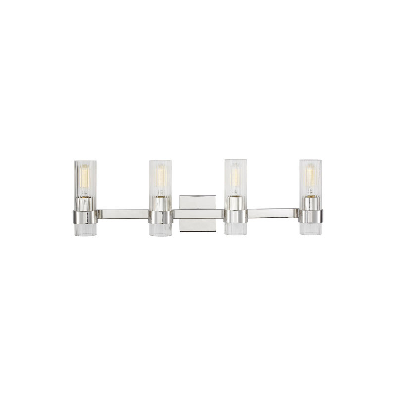 Geneva 4 - Light Vanity Light, Polished Nickel