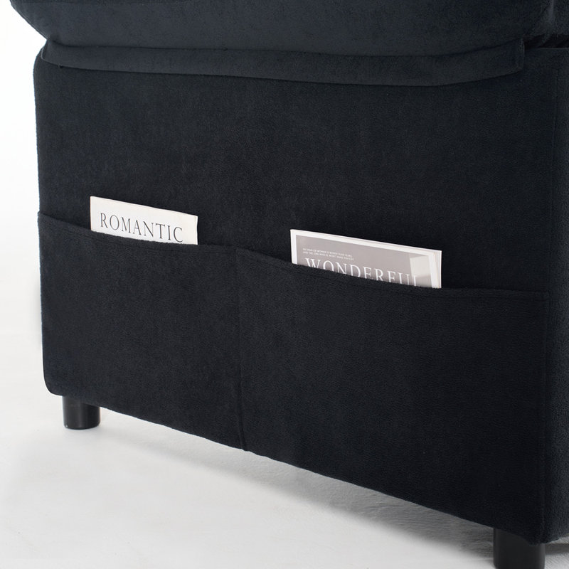 Queen Sleeper Sofa (Black)