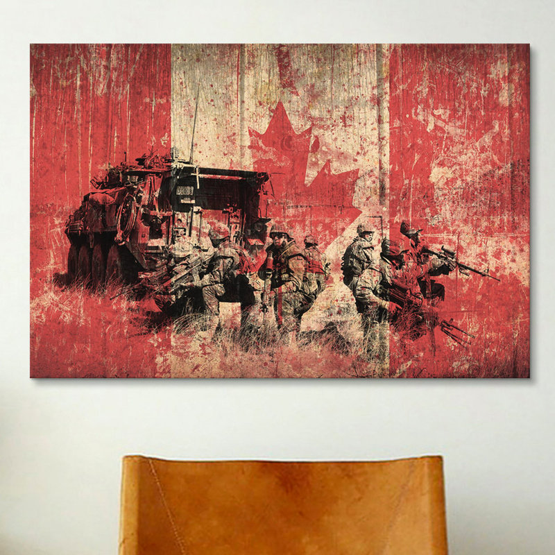 Impression sur toile, H 12 po x l 18 po x P 1,5 po