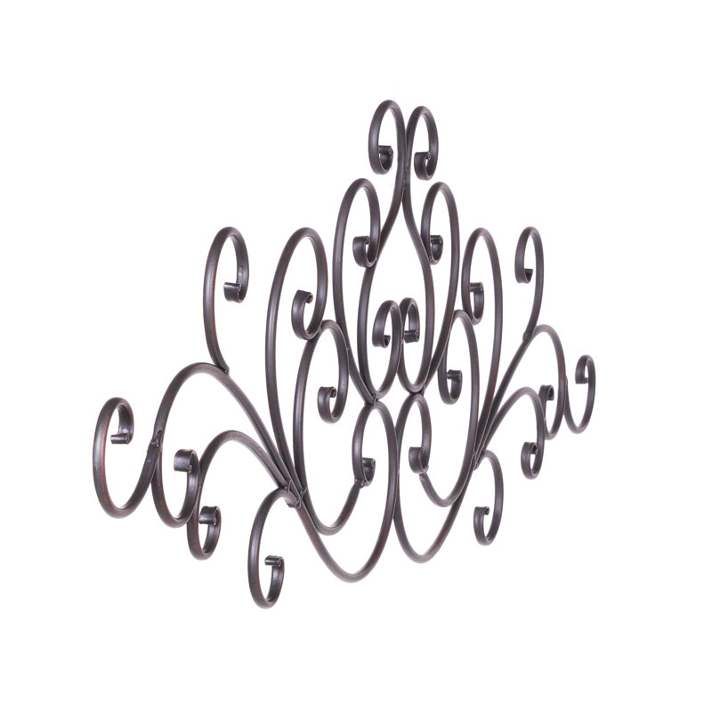 Farmhouse Scrollwork Metal Wall Accent