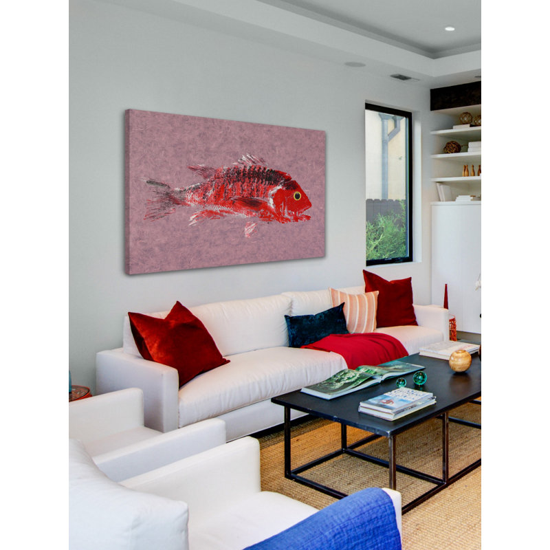 Reproduction d’art sur toile tendue, "accrocheur" par warren vendeurs, H 24 po x l 36 po x P 1,5 po