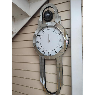 Glass Wall Clock