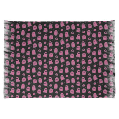 Noir/noir/rose Tapis décoratif