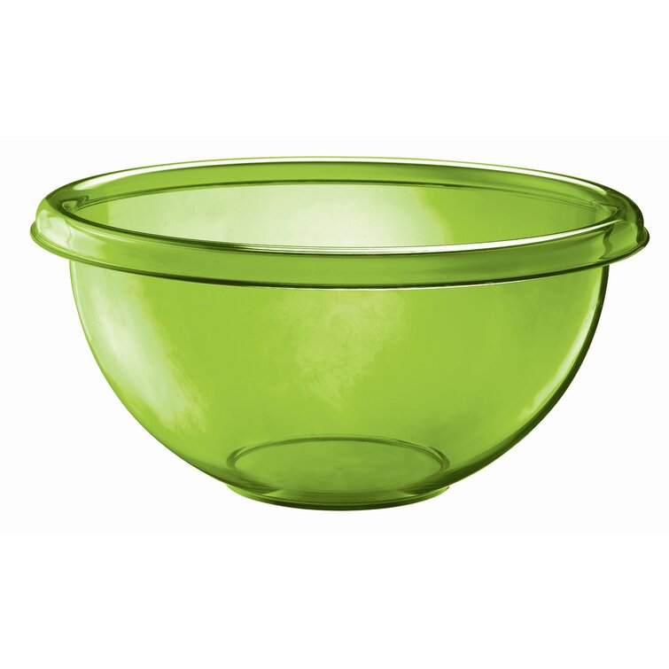 Guzzini Happy Hour Salad Bowl - Color: Green, Size: 6.9 Diameter