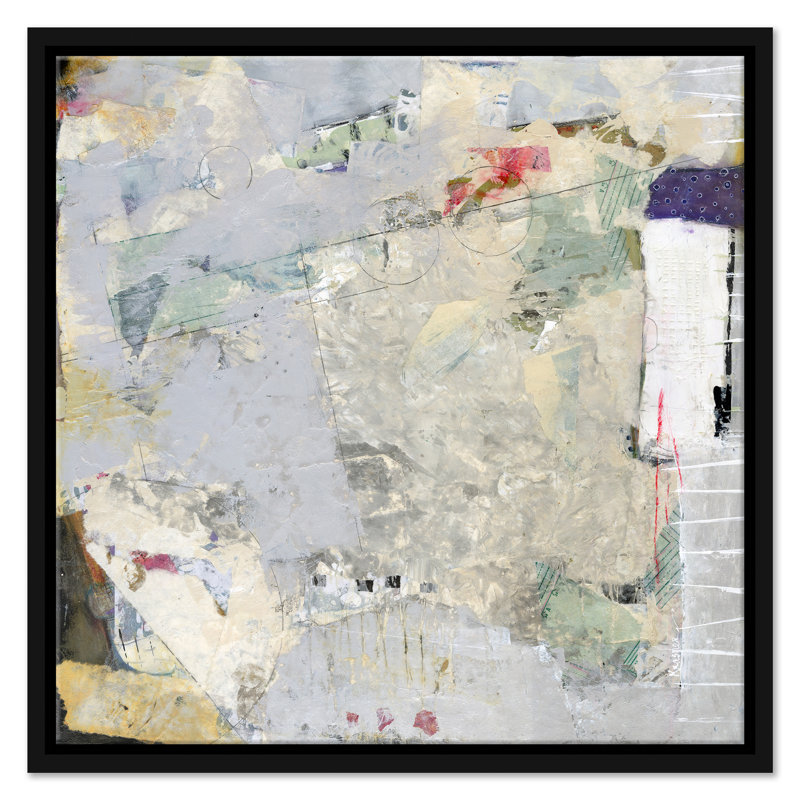 Misty Morning by Jill Krasner - Single Picture Frame Painting on Canvas, Black