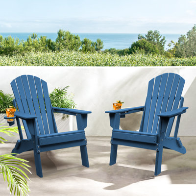 Carbondale Foldable Outdoor Adirondack Chair