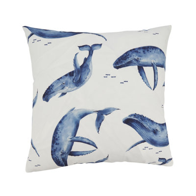 Coussin Playful Whales