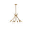 Lustre unique à 6 lumières Gadberry-532820202