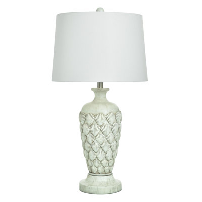 Lampe de table Marielle en coquillage