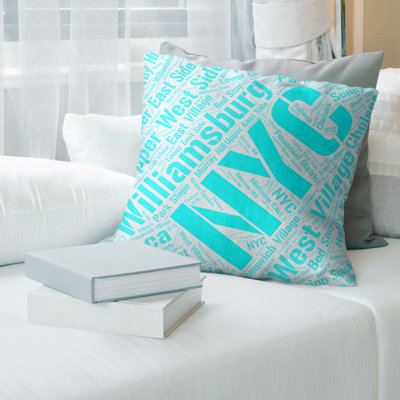 Leather/Suede Reversible Throw Pillow