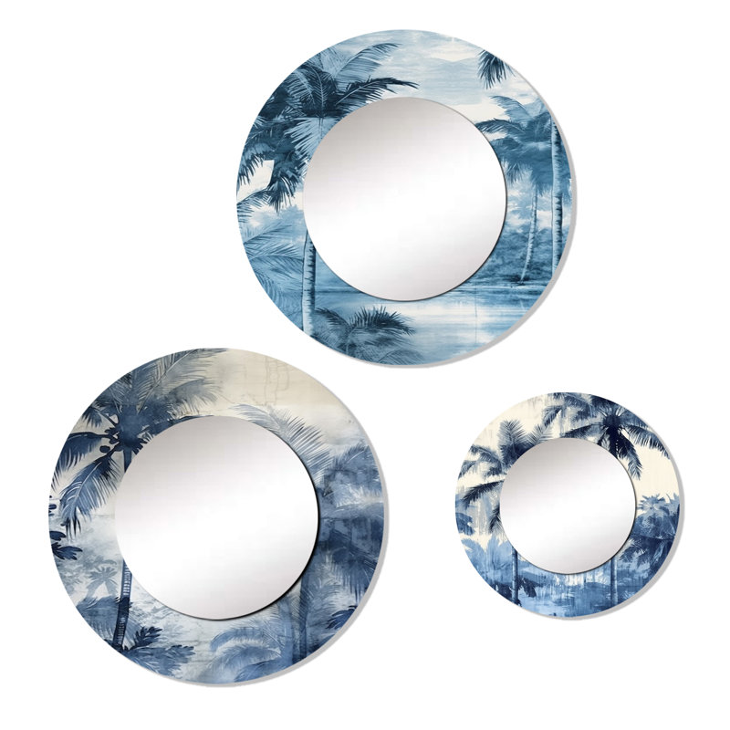 Deval Metal Round Mirror