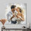 Couple, mariage, champagne, toast - Celebrate Motivation, impression d'art mural