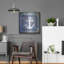 Art mural en métal Breakwater Bay «Beach House Anchor» par Lightbox Journal-1806920600
