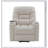 Nairi Ivory Leather Aire Power Motion Recliner with Lift, Heating & Massage Function