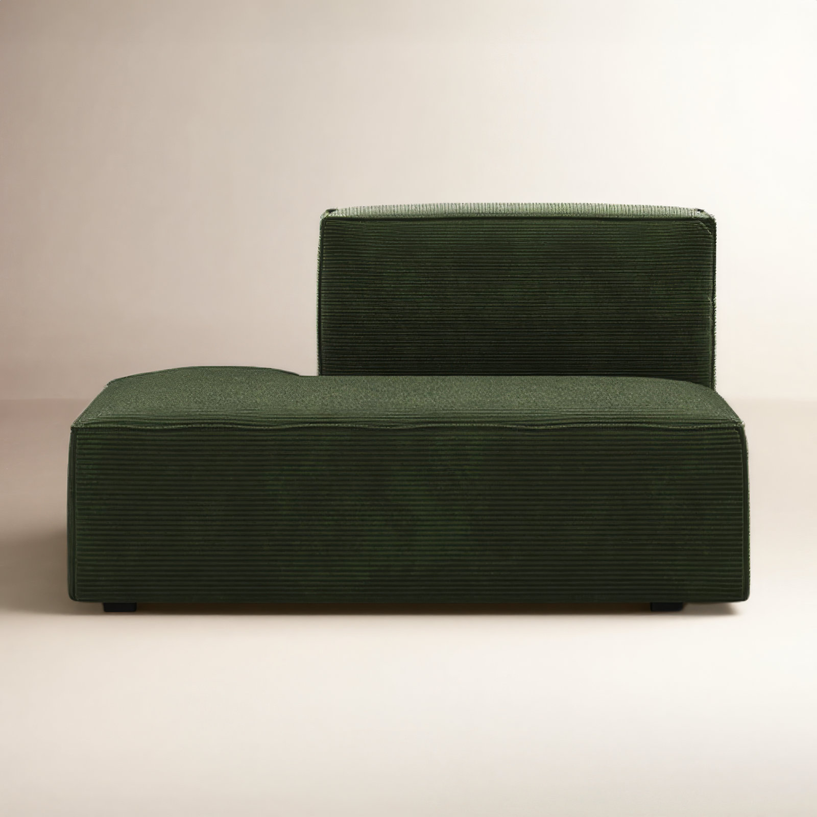 Shonnard Upholstered Chaise Lounge, Left Hand Facing, Taupe Performance Boucle