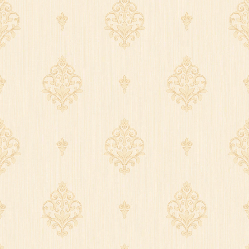 Margr 10m x 53cm Textured Matte Wallpaper Roll, Cream