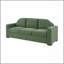 Modern 3-seater Sofa 84.7" Sofa Couch Upholstered Sofa with Curved Backrest for Living Room or Small Space, Beige-129158251